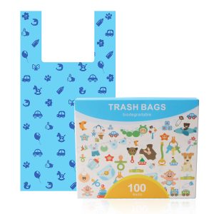 Dog Waste Bag With Tie Handle