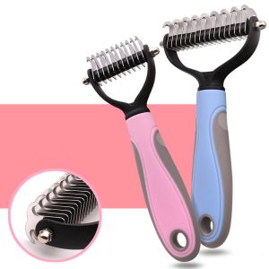 Pet Dematting Comb Grooming Tool