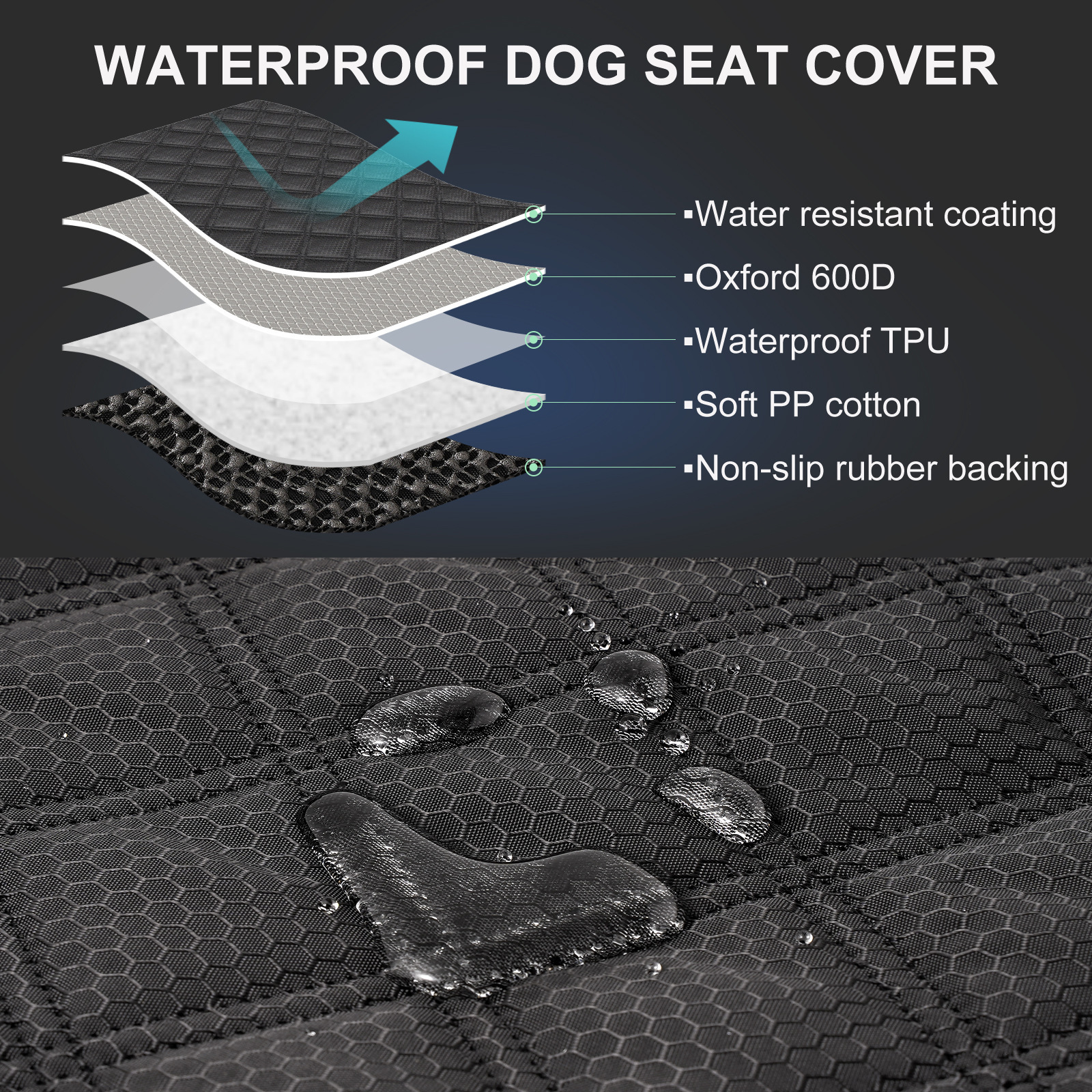 Waterproof Dog Car Seat Cover - Image 4