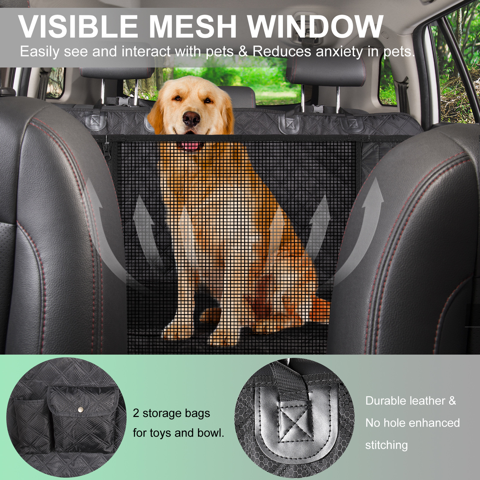 Waterproof Dog Car Seat Cover - Image 6
