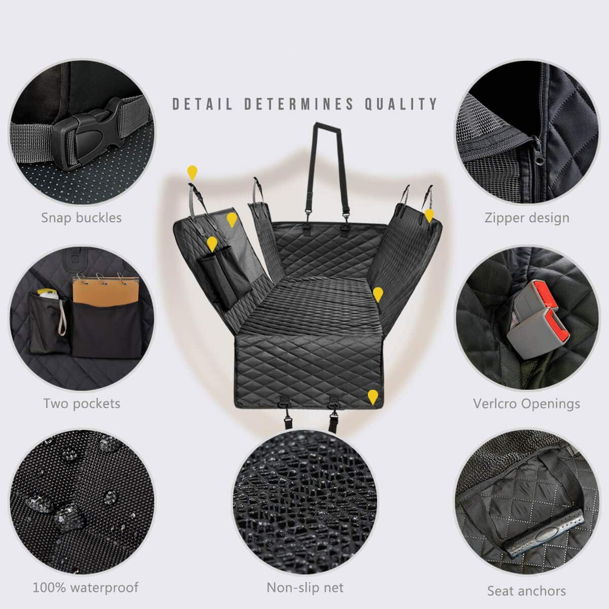Waterproof Dog Car Seat Cover - Image 2