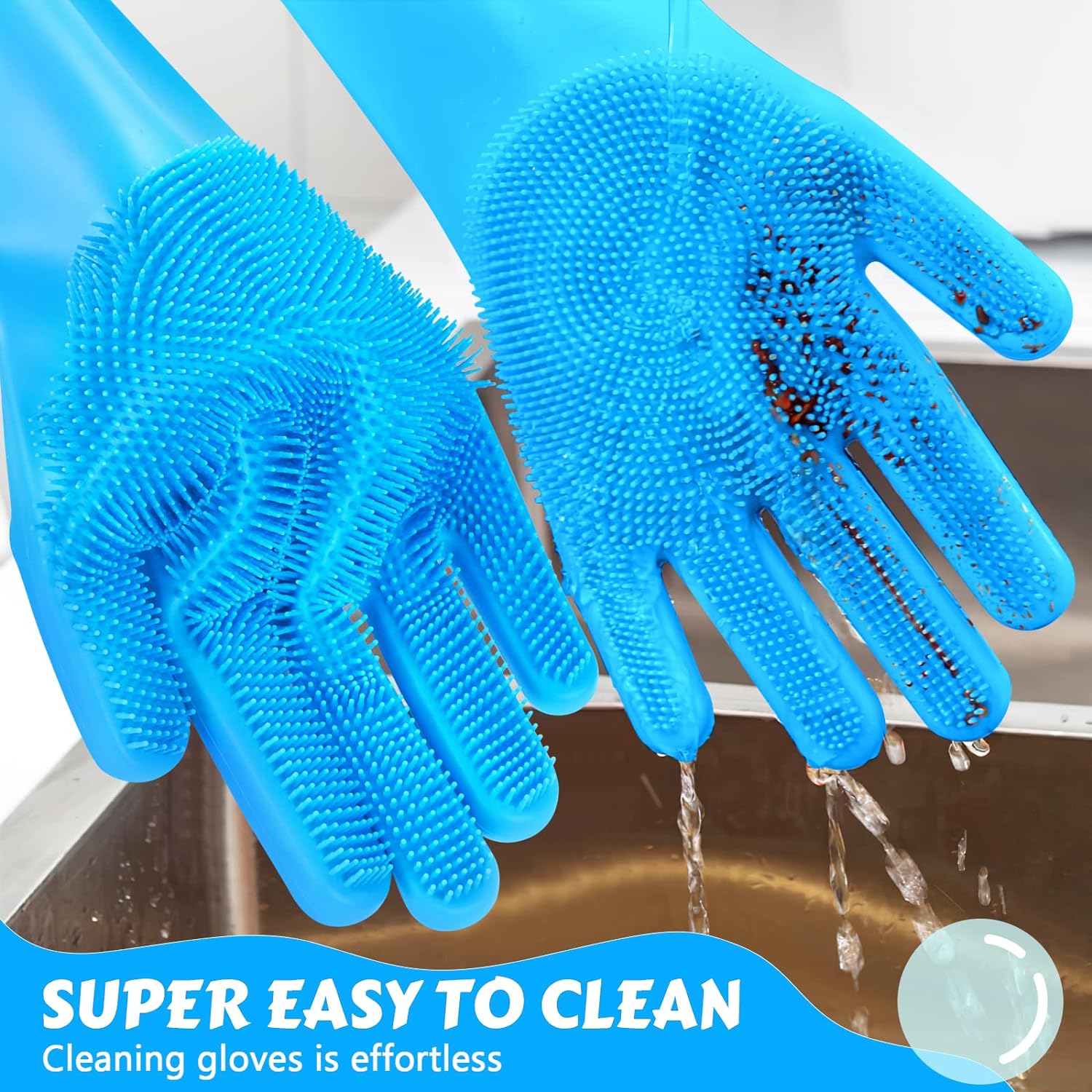 Dog washing Bathing Gloves - Image 7