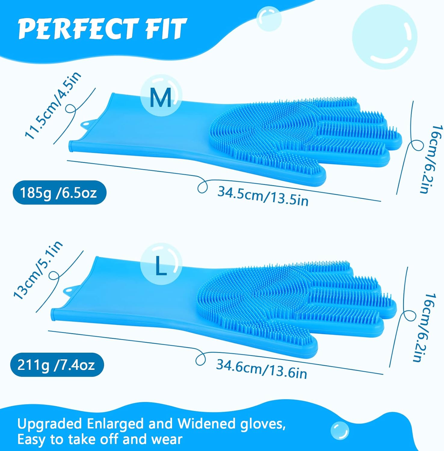 Dog washing Bathing Gloves - Image 8